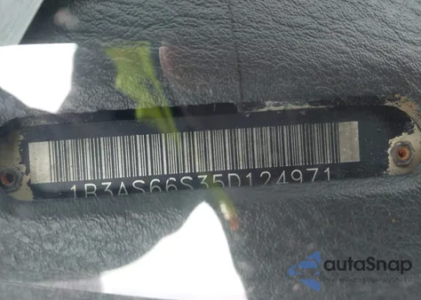 2005 Dodge Srt4 z USA, uszkodzony, nr VIN 1B3AS66S35D124971